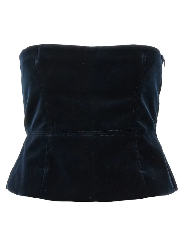 Velvet Top Tops Blue - Tom Ford