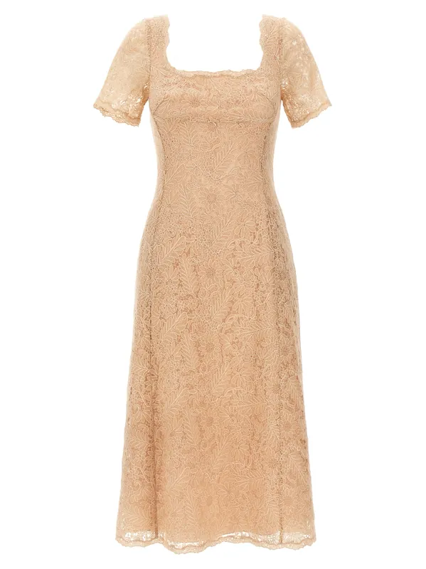 Lace Dress Dresses Pink - Ermanno Scervino
