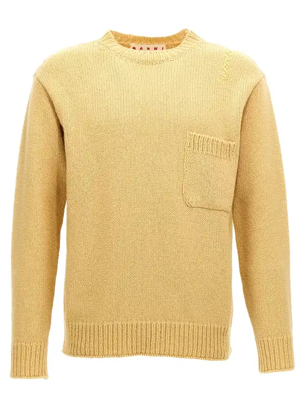 Wool Sweater Sweaters And Cardigans Yellow - Marni