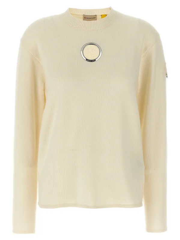 Moncler X Willow Smith Sweater Sweaters And Cardigans White