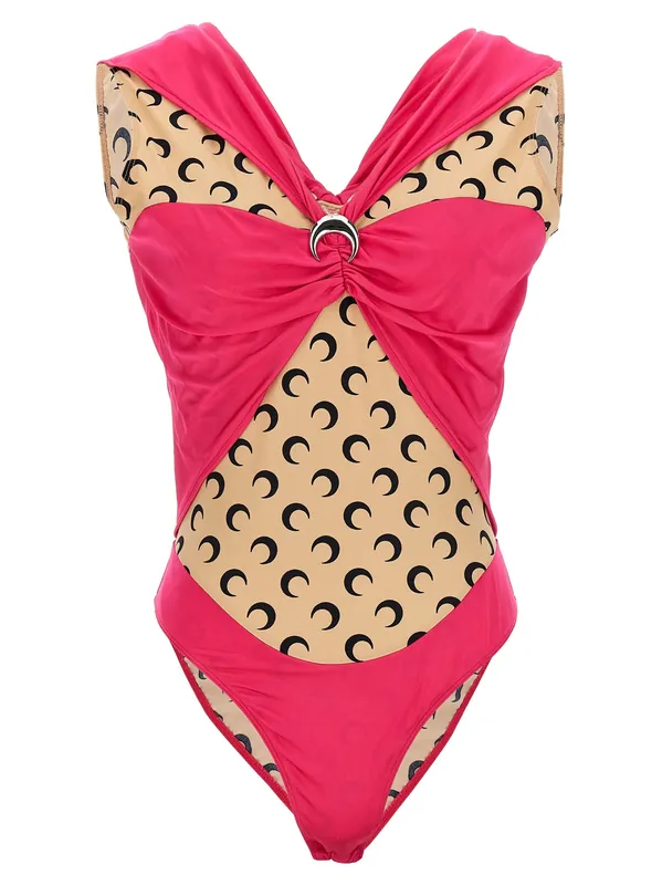 Logo Bodysuit Tops Fuchsia - Marine Serre