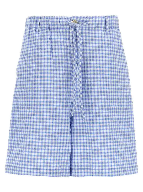 Vichy Bermuda Shorts Bermuda And Short Light Blue - Marni