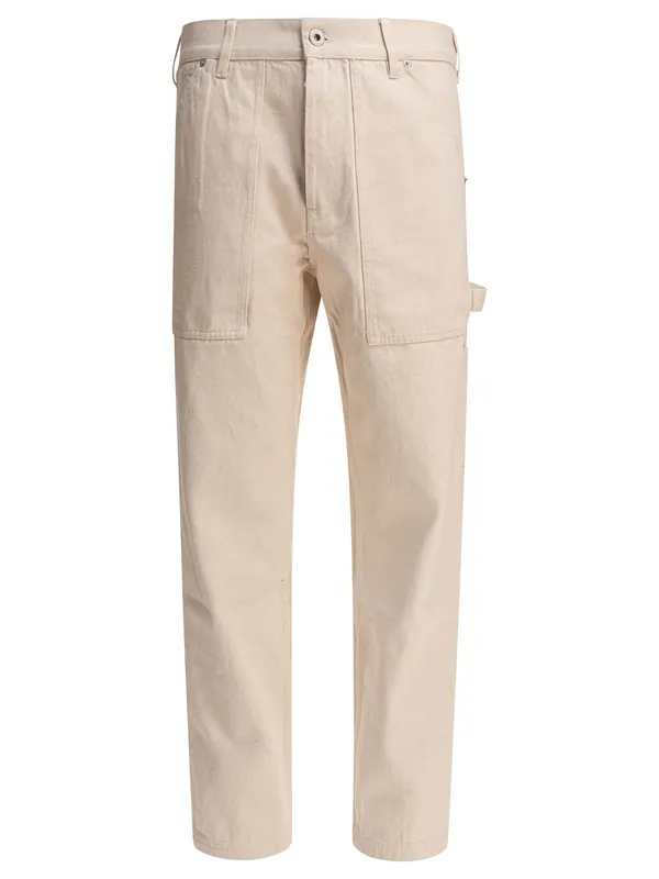 Painter Denim Trousers Beige - Alex Mill
