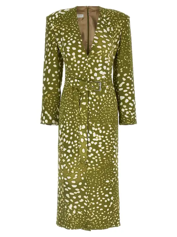Dohana Dresses Green - Dries Van Noten