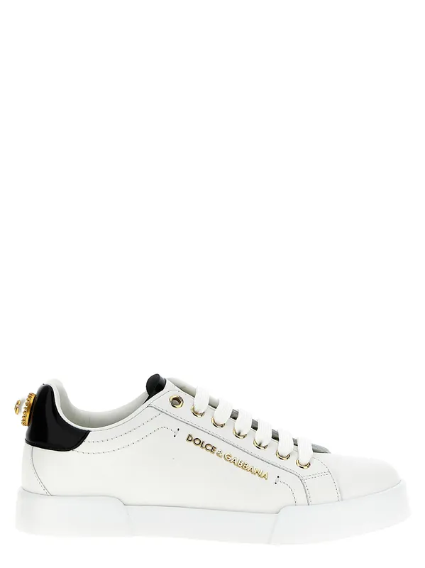 Portofino Sneakers White/Black - Dolce & Gabbana