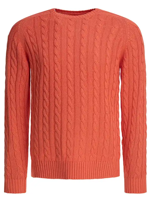Linen And Cotton Sweater Knitwear Pink - Beams Plus
