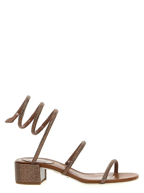 Cleo Sandals Brown - René Caovilla