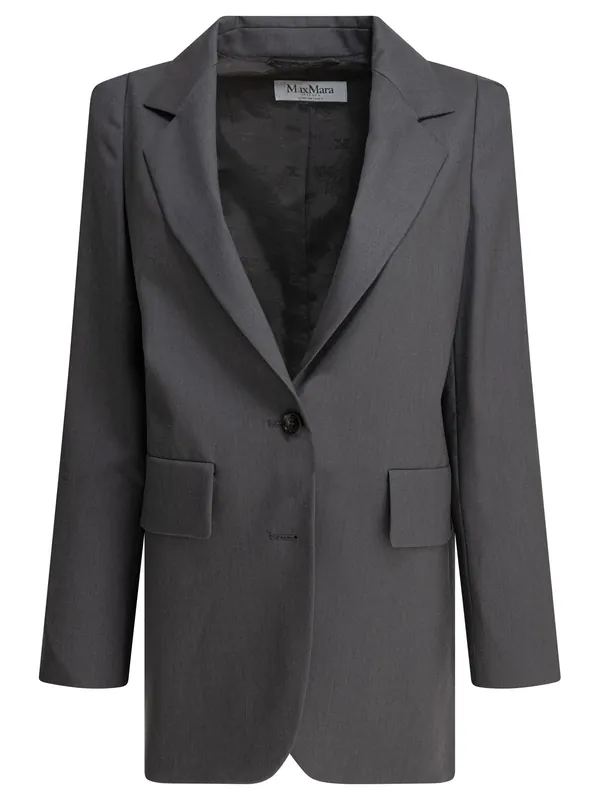 Ebridi Jackets And Coats Grey - Max Mara