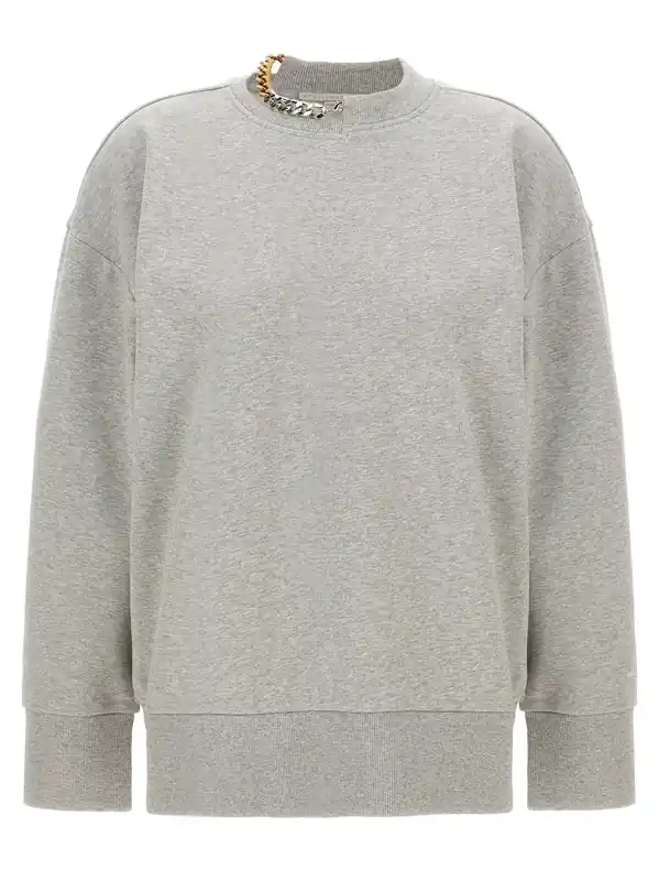 Chain Sweatshirt Gray - Stella McCartney