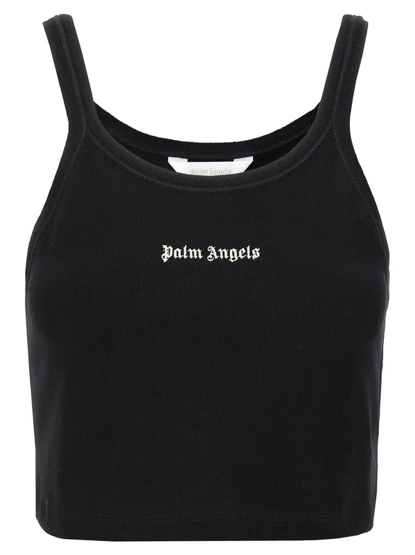 Classic Logo Tops White/Black - Palm Angels
