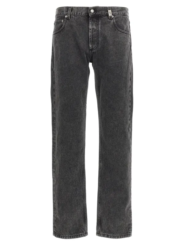 Metal Plate Jeans Black - Alexander McQueen