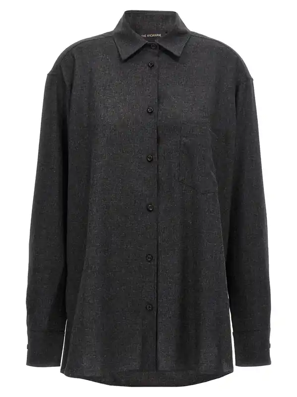 New Georgiana Shirt And Blouse Gray - The Andamane
