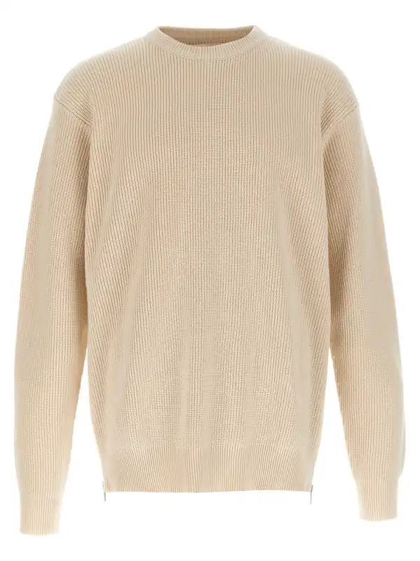 Zip Sweater Sweaters And Cardigans Beige - Jil Sander
