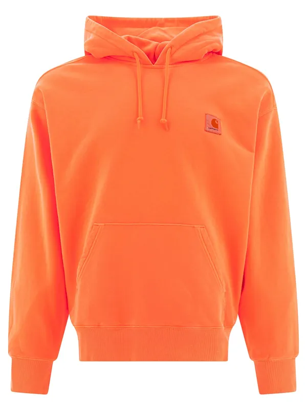Hooded Industry Sweat Sweatshirts Orange - Carhartt Wip