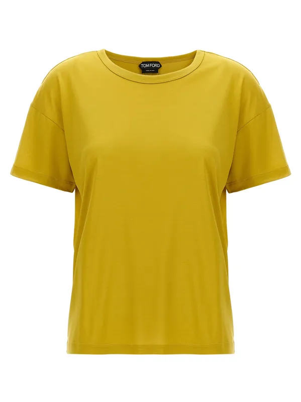 Silk T-Shirt Yellow