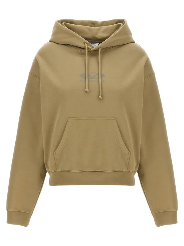 Oval Logo Sweatshirt Beige - Vetements