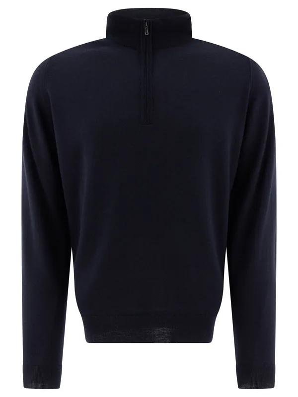 Tapton Knitwear Blue - John Smedley