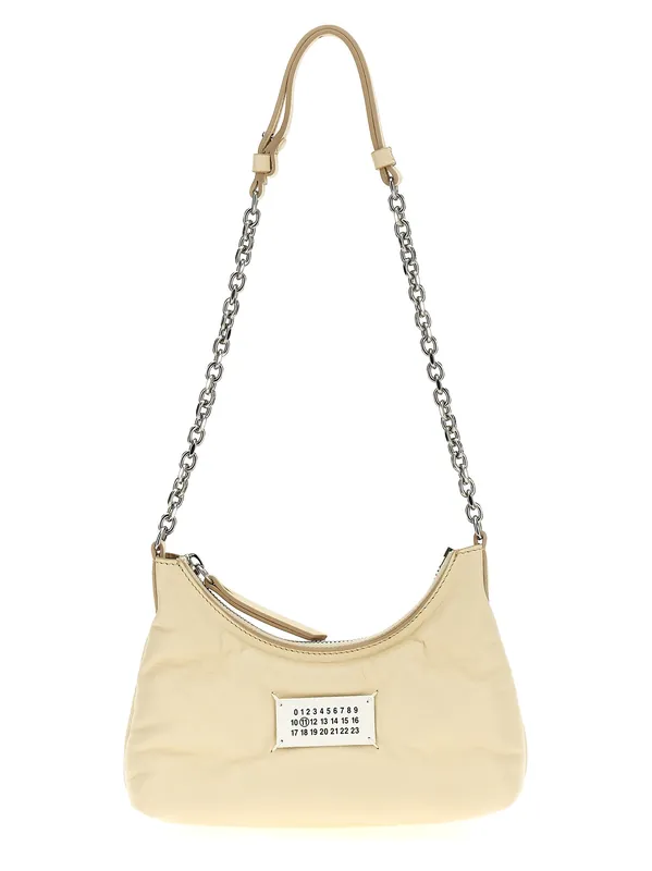 Glam Slam Hobo Micro Shoulder Bags White - Maison Margiela