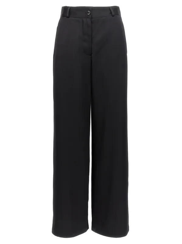 Wide Leg Pants Black - Jil Sander