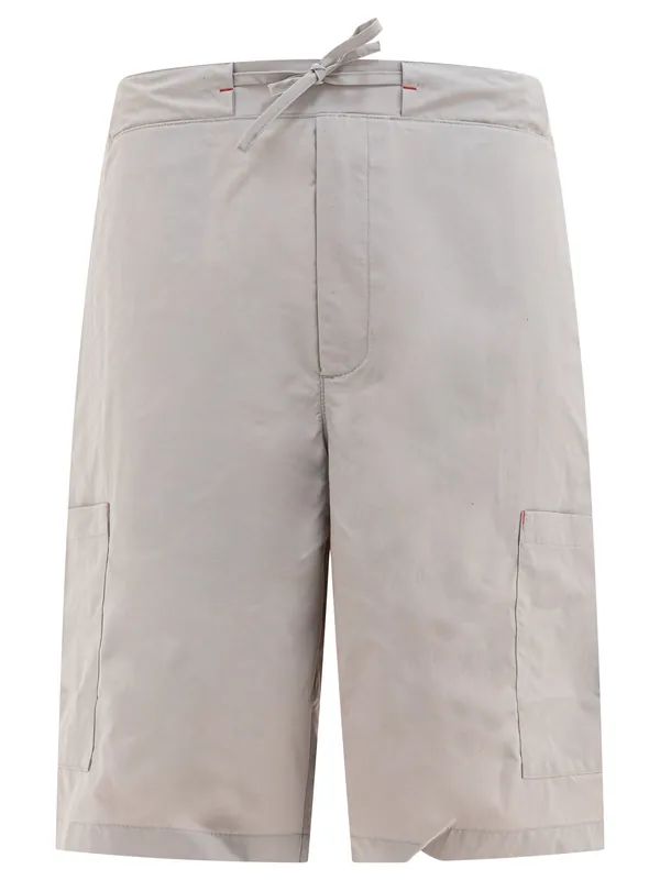 Short With Drawstring Waist Shorts Grey - Gr10k