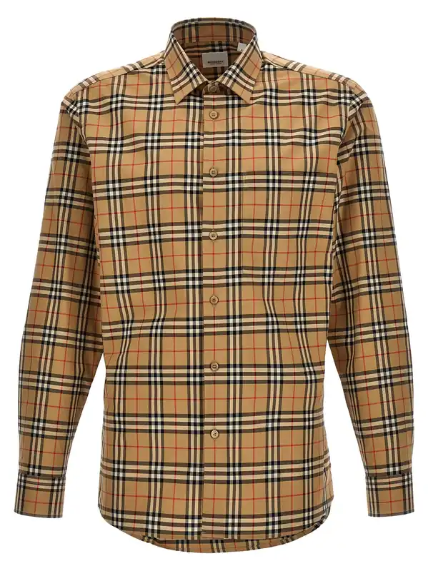 Simson Shirt And Blouse Beige - Burberry