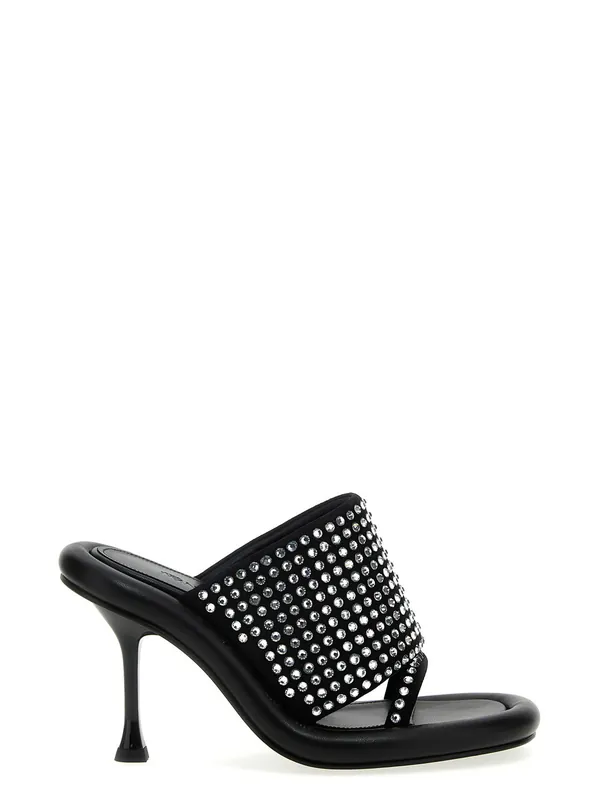 Bumber Crystal Sandals Black - JW Anderson