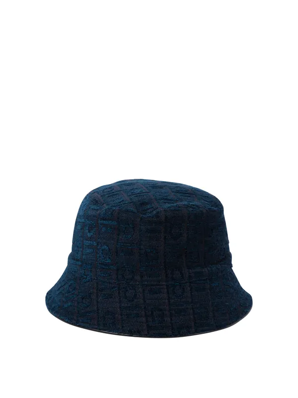 Bucket Hat Hats Blue - Ferragamo