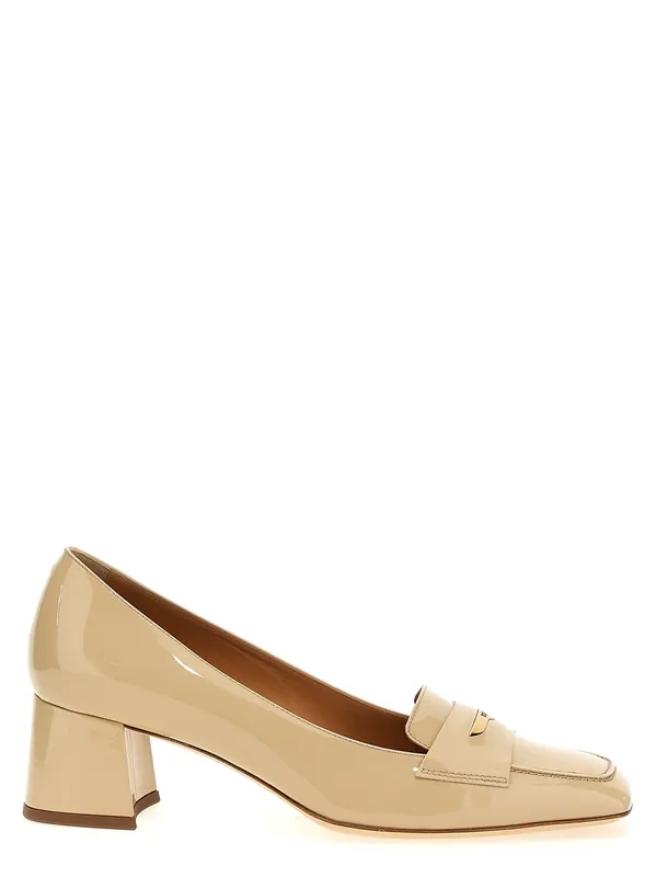 Patent Leather Pumps Beige - Tod's