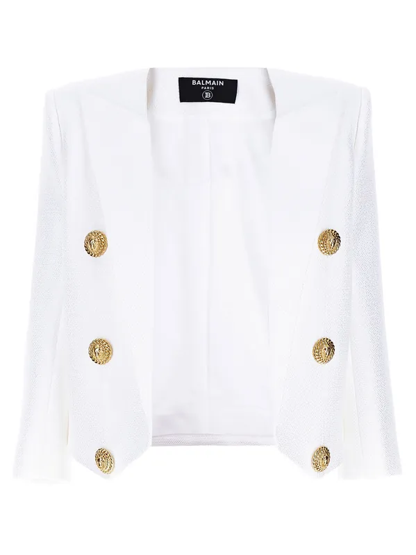 Blazer Spencer Blazers White - Balmain