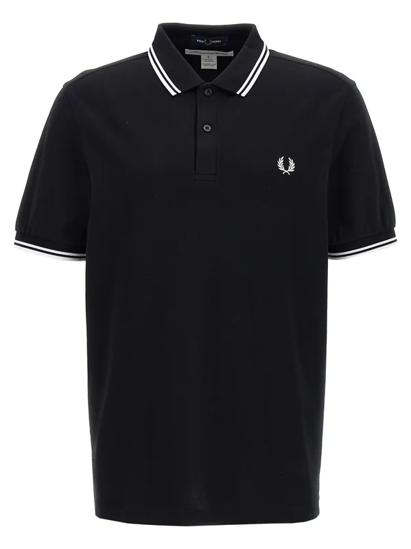 Comme Des GarçOns Shirt X Fred Perry Polo White/Black