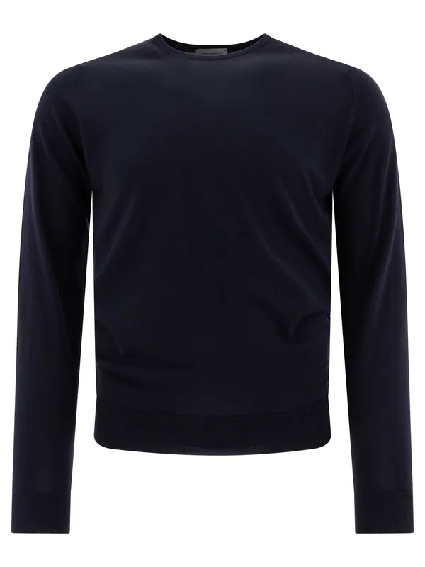 Lundy Knitwear Blue - John Smedley
