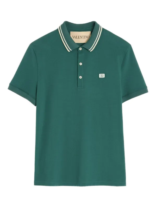 Vlogo Signature Cotton Polo Shirt - Valentino Garavani