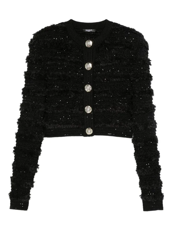Tweed Cardigan - Balmain
