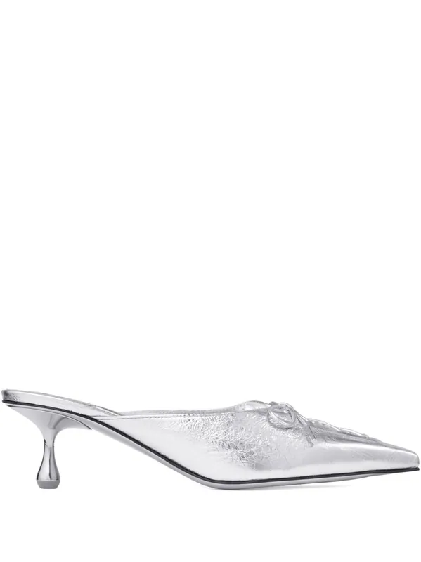 Scarlett 50 Leather Mules - Jimmy Choo
