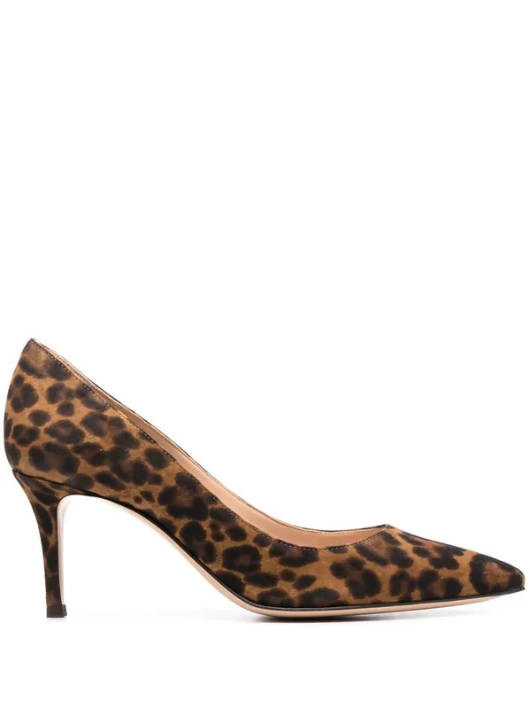 Gianvito 70 Suede Leather Pumps - Gianvito Rossi