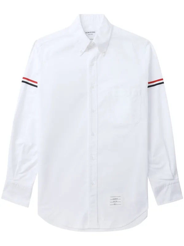 Rwb Cotton Shirt - Thom Browne