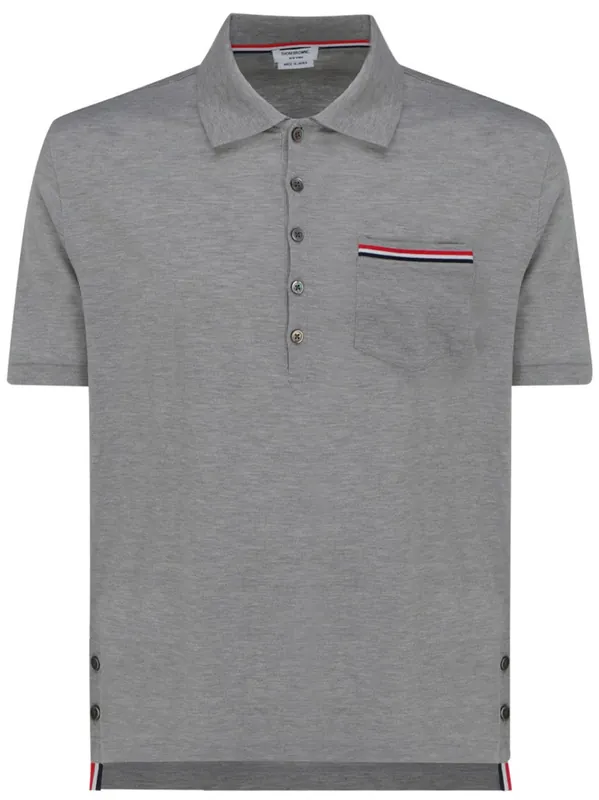Cotton Polo Shirt - Thom Browne