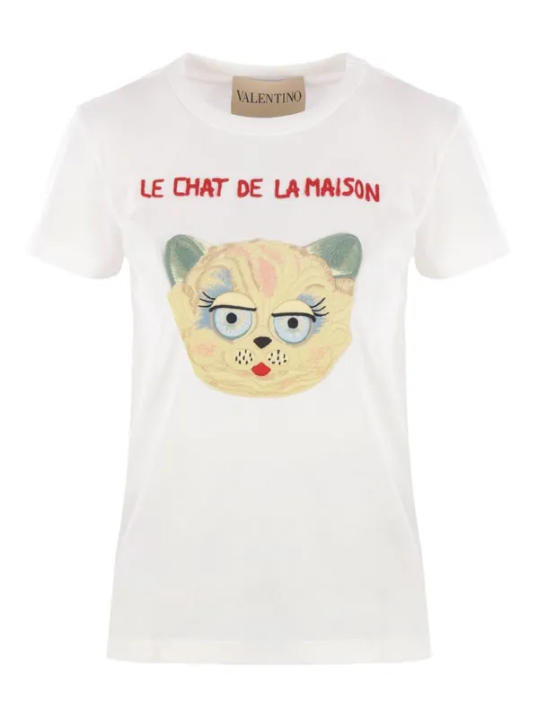 Le Chat De La Maison Cotton T-Shirt