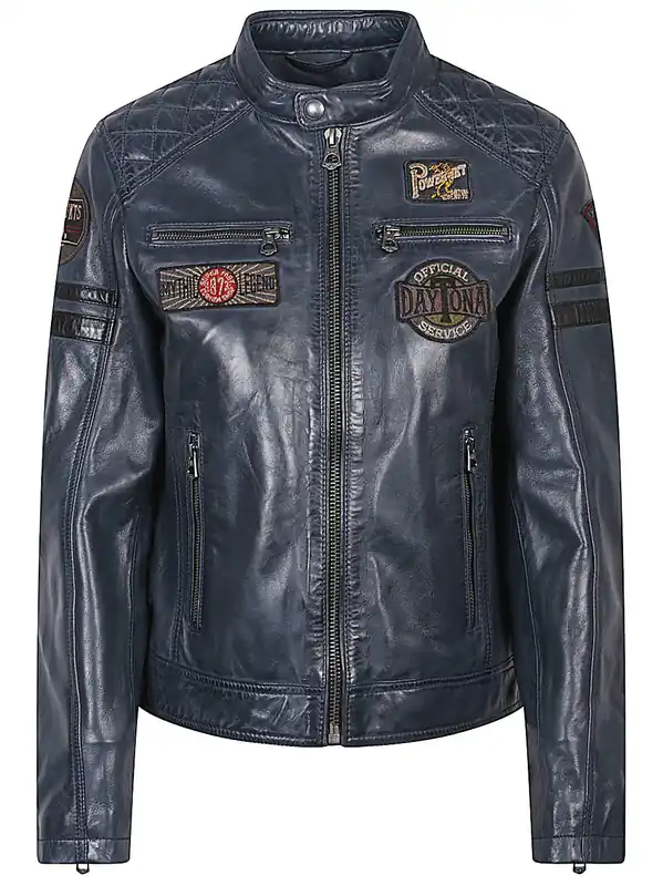 Walkora Leather Moto Jacket - Daytona 73