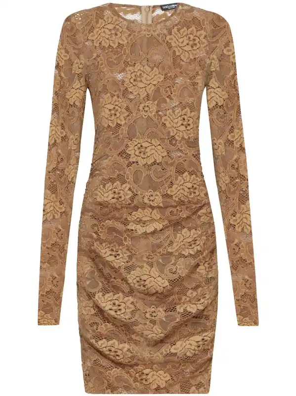 Floral Lace Dress - Dolce & Gabbana