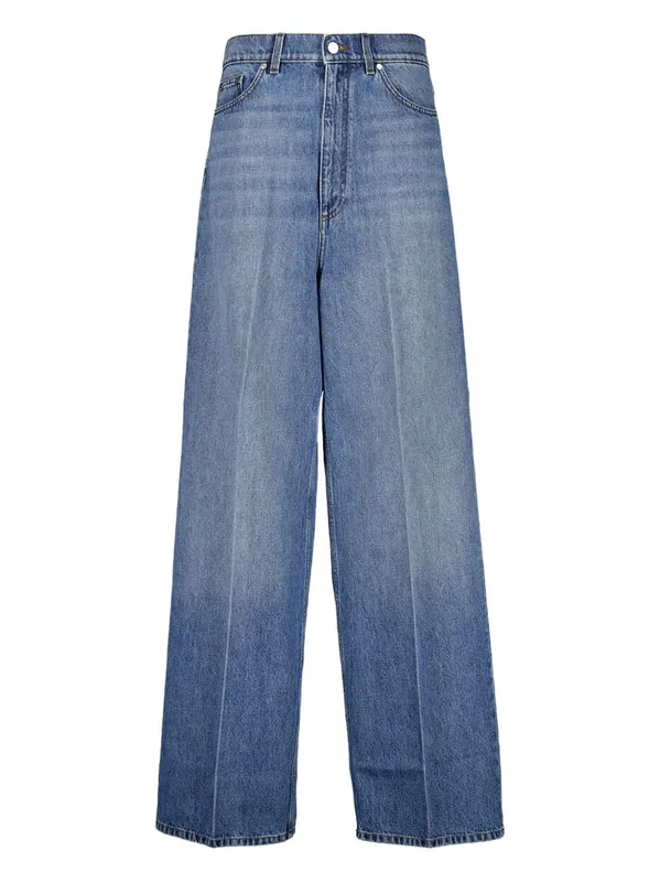 Wide Leg Denim Jeans - Stella McCartney