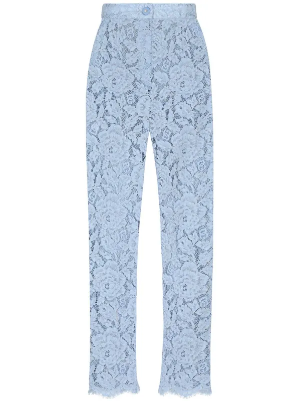 Cordonetto Lace Trousers - Dolce & Gabbana