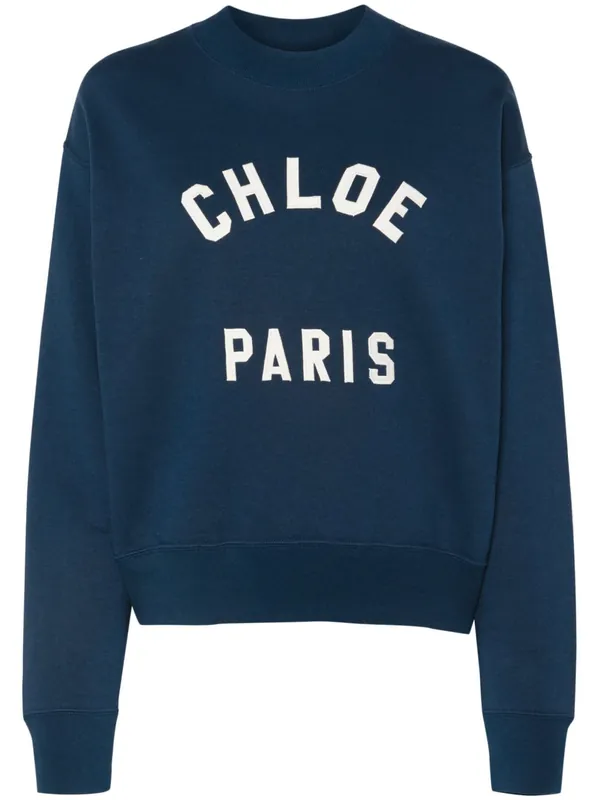 Logo Cotton Sweatshirt - Chloé