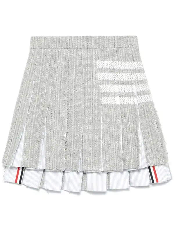 4bar Cotton Blend Skirt - Thom Browne