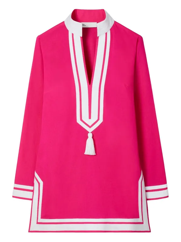 Cotton Tunic Dress - Tory Burch