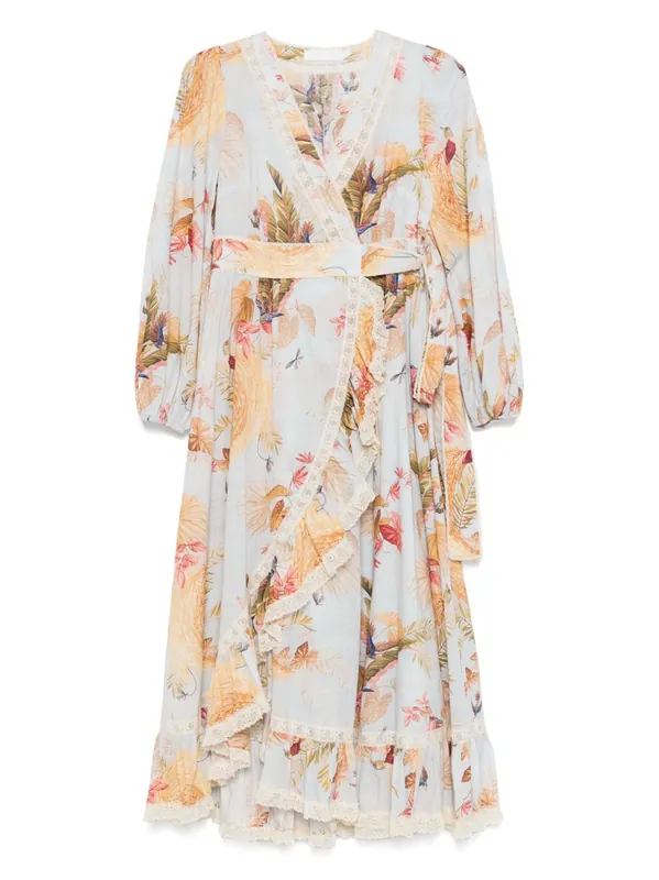 Ascension Printed Midi Dress - Zimmermann