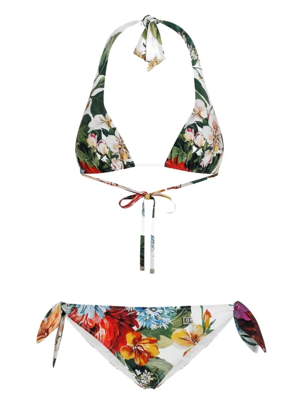 Flower Print Bikini Set - Dolce & Gabbana