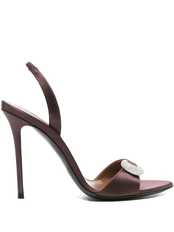 Clandestino Satin Heel Sandals - Giuseppe Zanotti