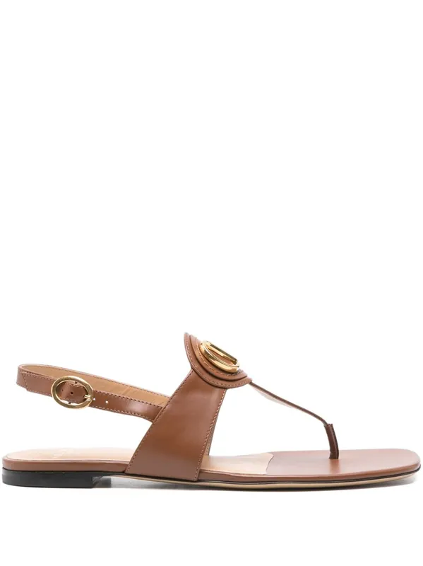 Vlogo Signature Leather Thong Sandals - Valentino Garavani