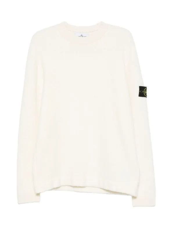 Wool Blend Crewneck Sweater - Stone Island